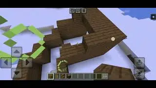 Today i build a house snow shelter part one (build unfinished wait part 2)