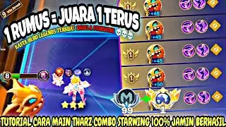 1 RUMUS = JUARA 1 TERUS !! TUTORIAL CARA BERMAIN THARZ PAKAI COMBO STARWING - MCGG
