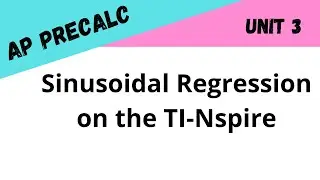 Синусоидальная регрессия на TI-Nspire