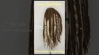 This beautiful Dreadlock Wig is on its way to its now home 🤎🤍🤎