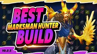 ✅ BEST Marksman Hunter Build Burst Rotation Stats Wow 10.2.6 Dragon Flight World of Warcraft | PvP