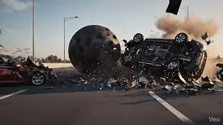 Ai video car crash #aivideo #ai #crash #creative #trending 