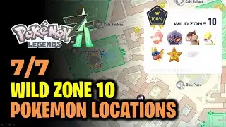 Wild Zone 10 - All Pokemon Locations | Pokemon Legends Z-A