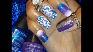How To | No Water Watermarble Cheat Nail Art