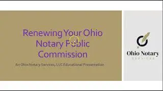 How to Renew Your Notary Public Commission in Ohio | A Step-by-Step Guide