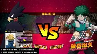 MHA One's Justice - Online Battles, Match #2: Tokoyami vs Mydoriya