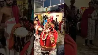 Kerala/Kozhikode/Theyyam Folk Art 🖼️/Bootha Kola Dance #thelastcholas #art #kerala #dance #shorts
