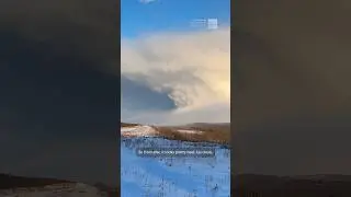 Снежный шквал в Пенсильвании заснят на камеру