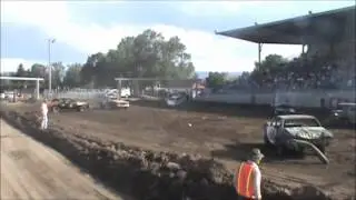 Central Montana Demolition Derby Lewistown 2012 1980's Chain and Go