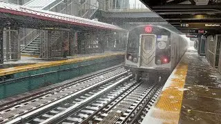 L Train at a Snowy Livonia Ave (1/25/26)