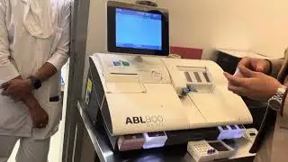 شرح عمل الكنترول اليومي وتبديل المحاليل لجهاز ABL 800