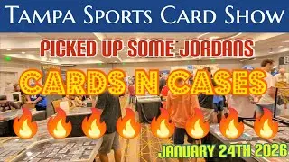 Sports Card Show Tampa  Cards N Cases January 24th Founds Some Bangers🔥🔥🔥🔥