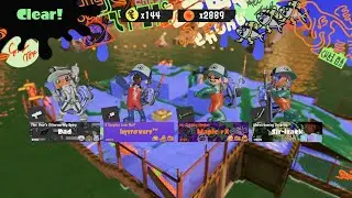 Splatoon 3 - Salmon Run Freelance #195 (Gone Fission Hydroplant)