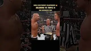 Goldberg vs Triple H Match 🗿|| World Heavyweight Championship 👑|| Unforgiven 2003 ☠️ #shorts