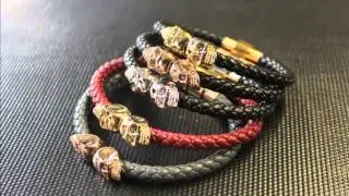 Les bracelets Twin skull de  Northskull
