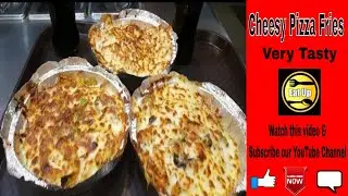 Yummy Cheesy pizza fries | Bite 4 delight | Best fries in town