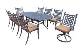 Stylish Outdoor Dining Sets With Stackable Chairs
