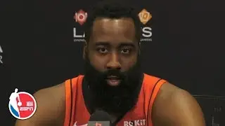 James Harden will 'sit back and watch the show' if Russell Westbrook gets hot | 2019 NBA Media Day