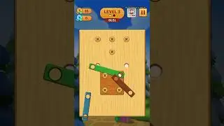 #Level 3 simple #screw puzzle #gaming #games #gameplay