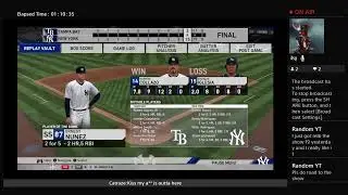 jetlee19's Live PS4 MLB 19 The Show createdNYY Players Franchise vs Celeberties All Stars TB@NYY