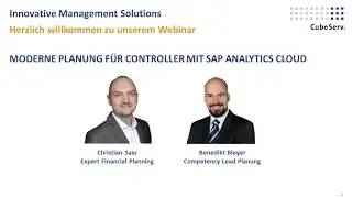 Webinar: Moderne Planung für Controller mit SAP Analytics Cloud