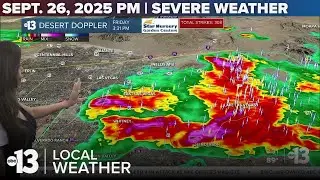 Weather Alert Update: Storms Moving Through Las Vegas Valley