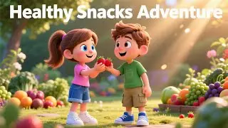 Healthy Snacks vs Junk Food 🥕🍟 | Fun Learning Story | Healthy Habits for Kids