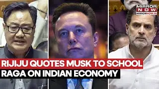 Budget 2026: Kiren Rijiju Counter's Rahul Gandhi's Jab Indian Economy, Shares Elon Musk's Tweet