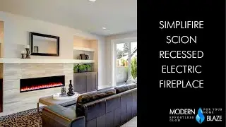 Simplifire Scion Recessed Electric Fireplace
