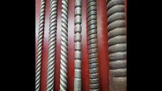 Running test of Screw thread heat exchange pipe rolling machine