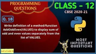 Write a function AddOddEven(VALUES) to display sum of odd & even values separately from list |Python