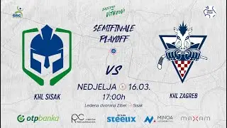 PLAYOFF 2024_25 POLUFINALE 1 KHL SISAK VS KHL ZAGREB