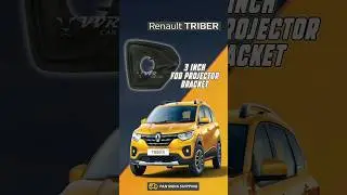 Triber 3 inch fog projector brackets | Renault Triber fog projector bezel | VVR Car Care 9514140203