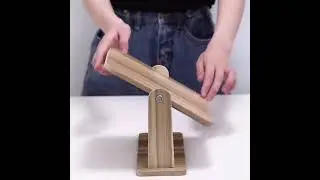 Wooden Makeup Mirror 360&deg; Degrees Rotating Wooden Mirror Desktop Mirror Adjustable Angle