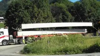 Levage d'un pilier de pont - SE Levage | Praz-sur-arly [HD]