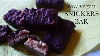 best raw vegan recipe - SNICKERS BAR