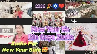 New Year Ke Din Gaye Zudio 🥰🎉 2026 
