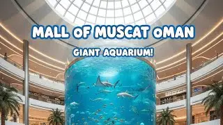 😱 INSIDE Oman's Massive Shopping Mall Aquarium! (Mall of Muscat)