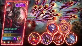 MOSKOV NO COOLDOWN BUILD! LEARN HOW TO UNLI DASH WITH MOSKOV! - MLBB