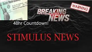 *Urgent Stimulus News and how it correlates to crypto*  48hr countdown