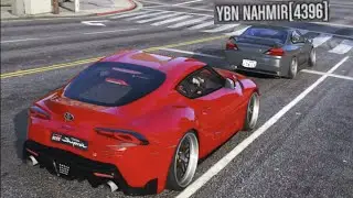 GTA 5 FiveM - Drifting With YBN Nahmir In My A90 Supra + Dock Tandems!!