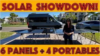 RV Solar Review: 10 Panels Battle Tested! (6 Roof Mount & 4 Portables) Ruby's Ultimate Comparison
