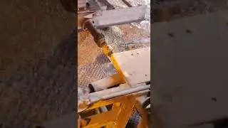 Unloading Grain from train car