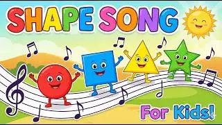 Shapes Song for Kids | Learn Circle Square Triangle | Fun Educational Nursery Rhyme | Kiddies Palace