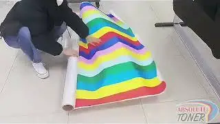 Rolling Holders for Easy Printing from Vinyl Rolls by Absolute&nbsp;Toner