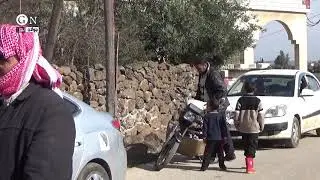 توزيع الخبز المجاني على بلدات قرقس وقصيبة بريف القنيطرة