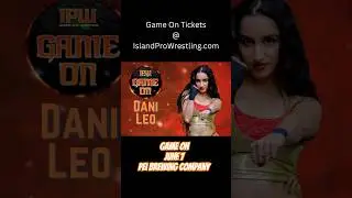 Dani Leo debuts at Island Pro Wrestling this June 7th for #ipwgameon