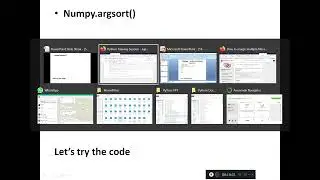 56   Numpy   Sorting searching function   Class 9