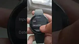 date and time set in Samsung galaxy watch 4 #viral #trending #samsunggalaxywatch4