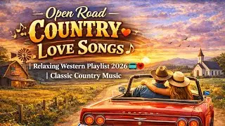 Open Road Country Love Songs | Relaxing Western Playlist 2026 🚘&hearts;️ | Classic Country Music 